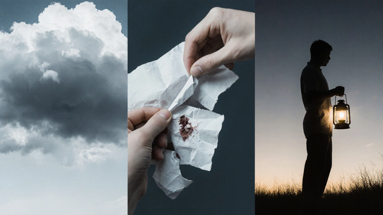 Три этапа терапии: внутренний хаос, раскрытие ран, обретение спокойствия.