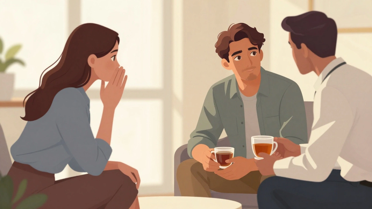 Сравнение: один психолог безразличен, другой — внимателен и тёпл.