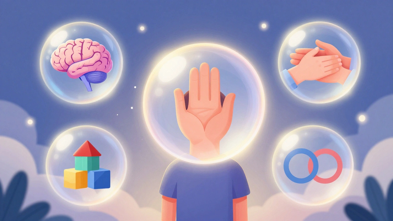 Символическое изображение различных видов психологической помощи