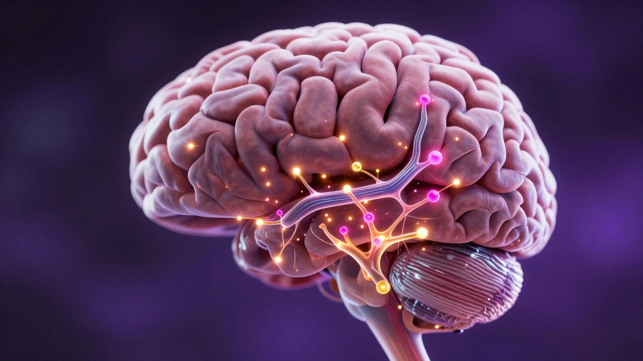 Визуализация нейронных связей и нейромедиаторов в мозге человека